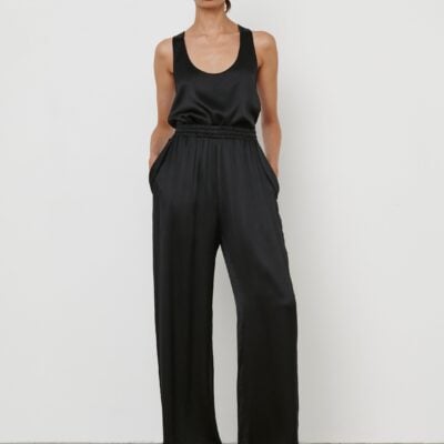 WARDROBE.NYC Satin Pajama Pant - Image 1