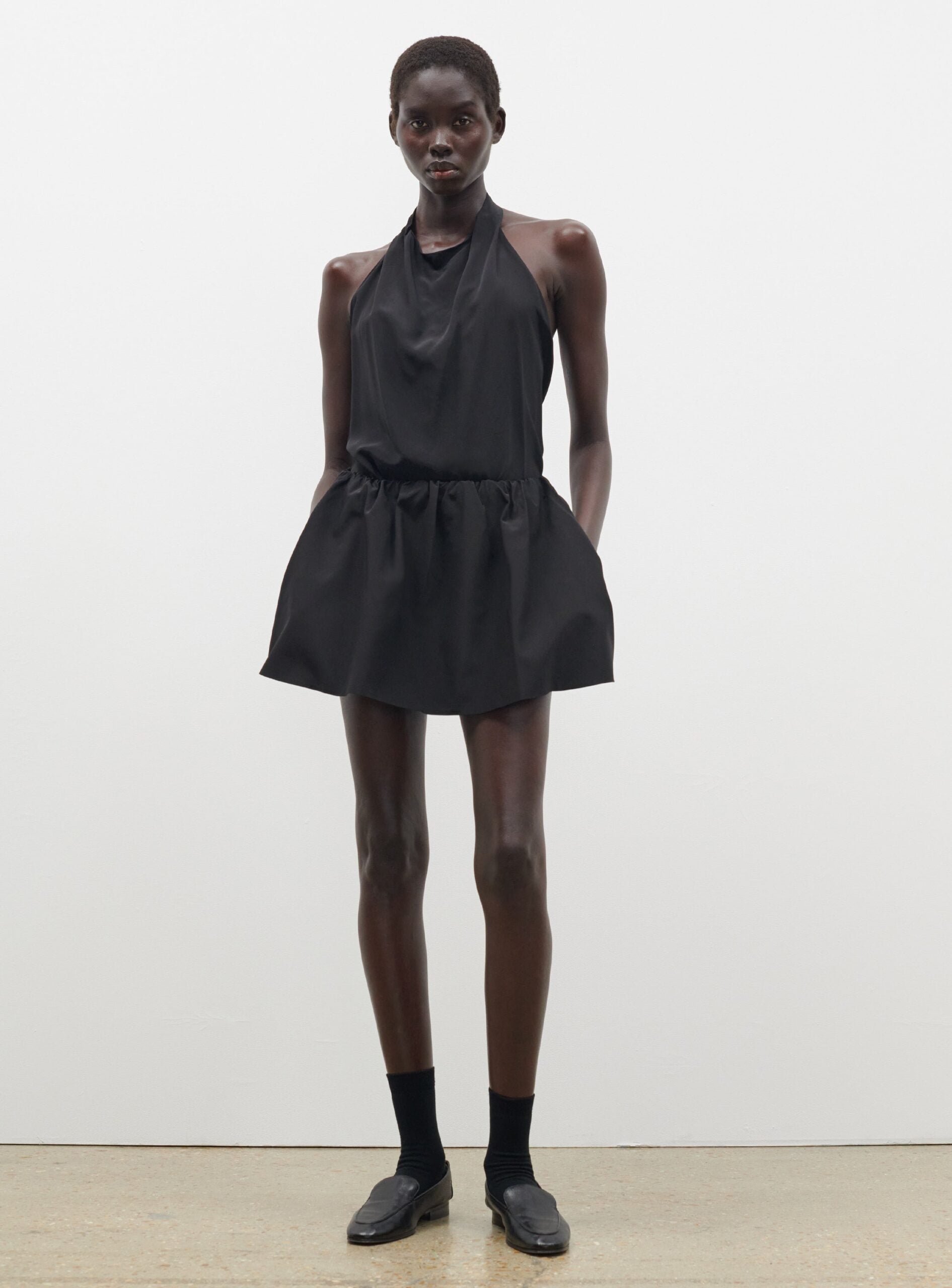 WARDROBE.NYC Ruched Skirt Mini - Image 1