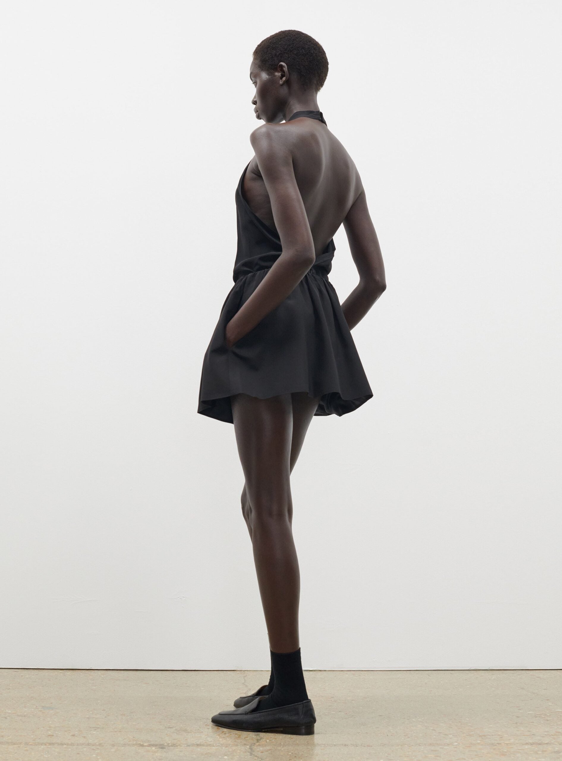 MNWRD140826071446038_3 WARDROBE.NYC Ruched Skirt Mini - Image 3