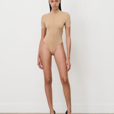 WARDROBE.NYC RHW Short Sleeve Bodysuit - Image 1