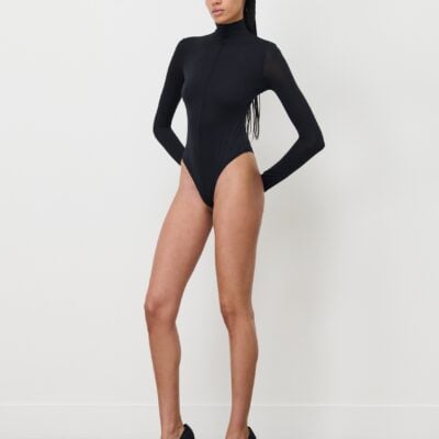 WARDROBE.NYC RHW Long Sleeve Bodysuit - Image 1
