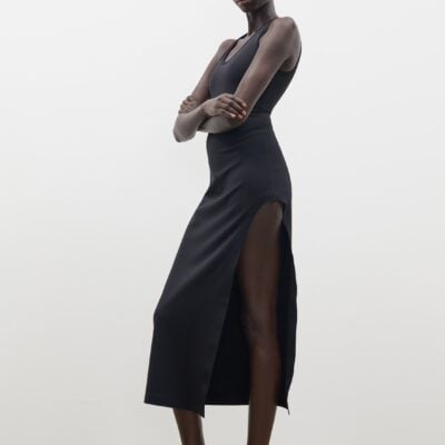 WARDROBE.NYC Opaque Scoop Dress - Image 2