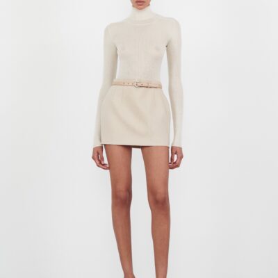 WARDROBE.NYC New Contour Mini Skirt - Image 1