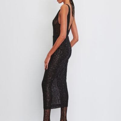 WARDROBE.NYC Metallic Lace Skirt - Image 2