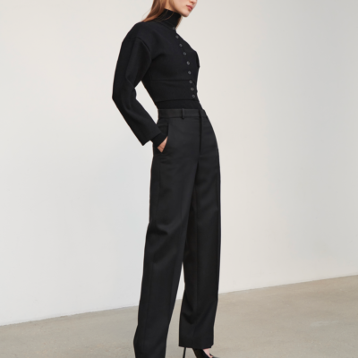 WARDROBE.NYC Matte Cardigan - Image 1