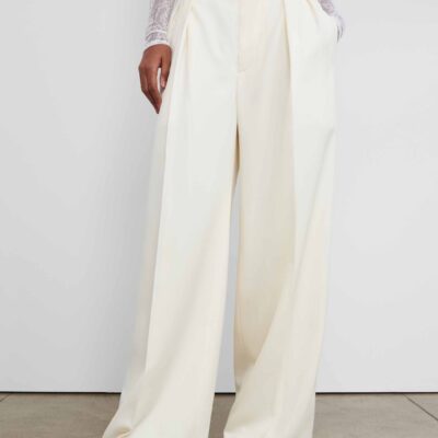 WARDROBE.NYC Low Rise Tuxedo Trouser - Image 1