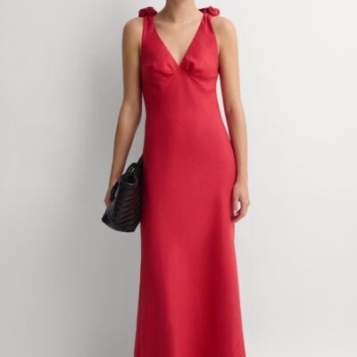 Faithfull The Brand Solana Maxi Dress Red