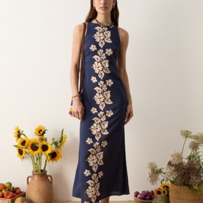 BOTEH Palmetto Column Maxi Dress