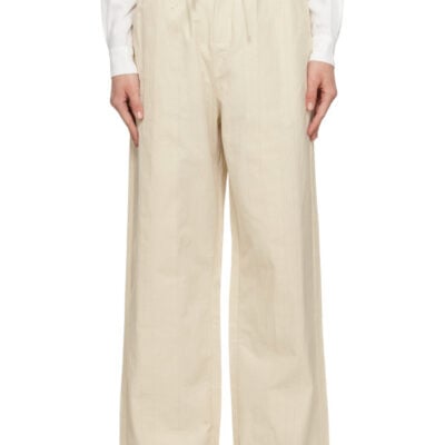 Christopher Esber Off White Multi Paneled Trousers
