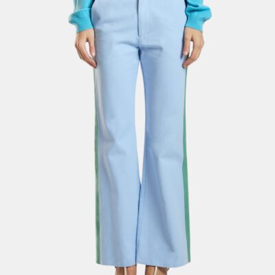 Cynthia Rowley Cotton Cropped Flared Pants