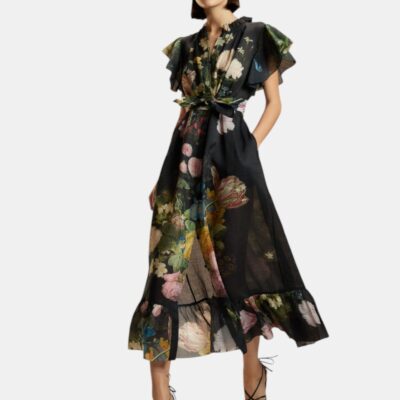 Cynthia Rowley Ramie Kaftan
