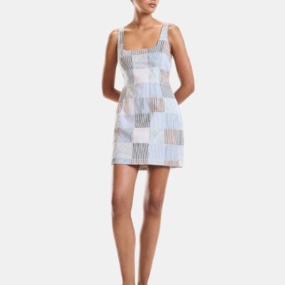 Cynthia Rowley Seersucker Mini Dress