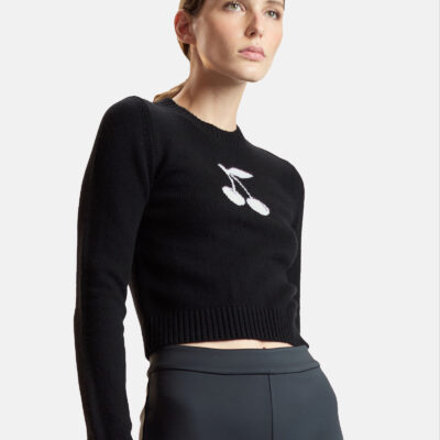 Cynthia Rowley Intarsia Knit Sweater
