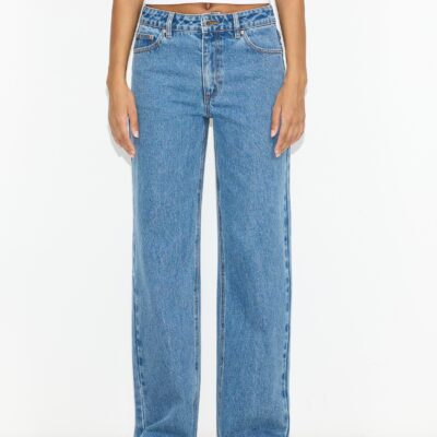 Dazie Florence Mid Rise Straight Jeans