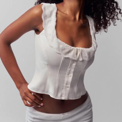 Guizio Paloma Lace Top