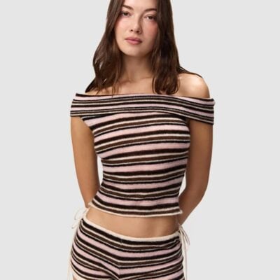 Guizio Mabel Off Shoulder Top