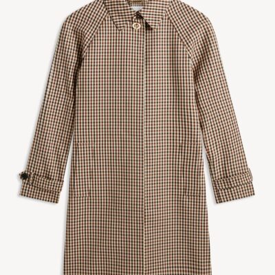 Hobbs Ariana Shower Resistant Check Trench Coat