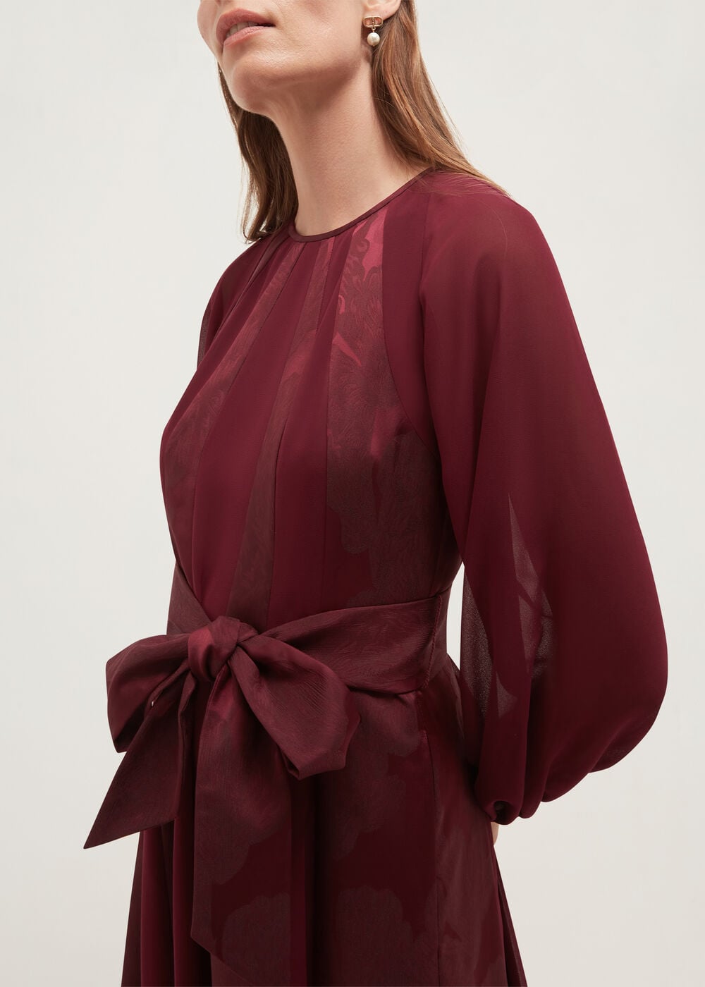 Hobbs Loren Jacquard Dress