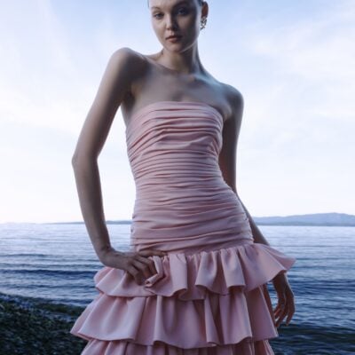 JUSTIN TONG Elara Ruffle Dress