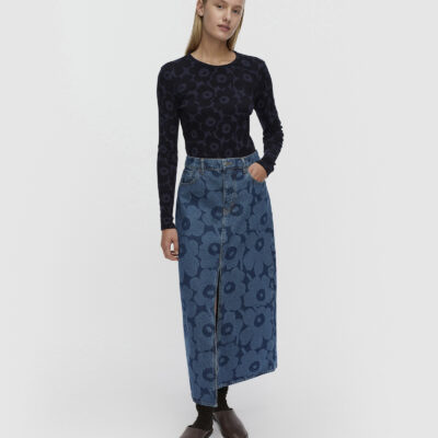 Marimekko Maridenim Kuvastuma Unikko Skirt