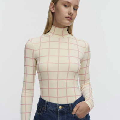 Marimekko Solmia Iso Ruutu Turtleneck shirt