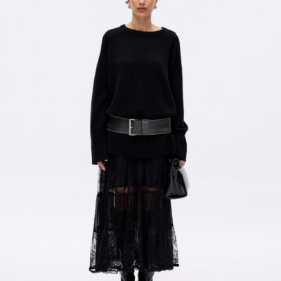 Minima Esenciales Emi Oversized Wool Cashmere Blend Knit
