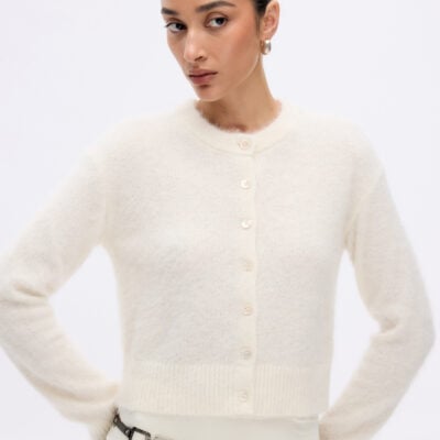 Minima Esenciales Halen Alpaca Wool Blend Cardigan