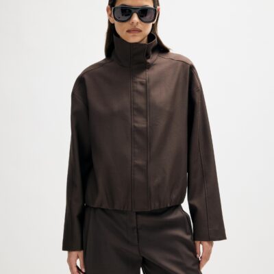 Minima Esenciales Celia Funnel Neck Jacket