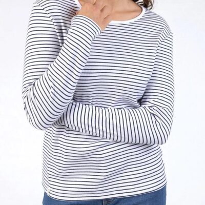 Elm Hayley Rib Long Sleeve Tee