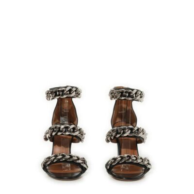 GIVENCHY 3 Chains Sandals in Black / 36.5