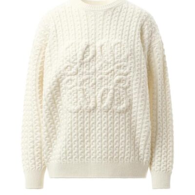 LOEWE Cable Anagram Sweater