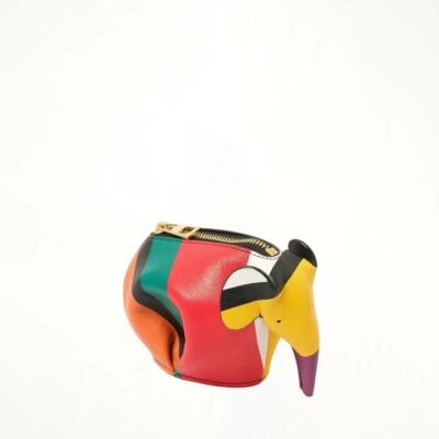 LOEWE Elephant Stripes Coin Purse