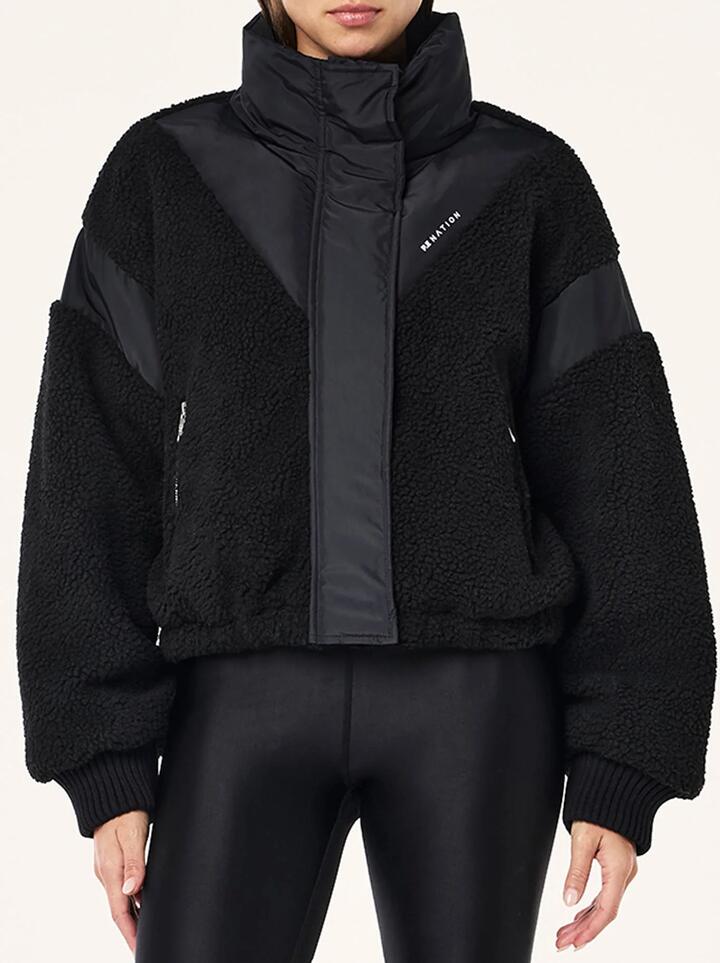 P.E Nation District Crop Jacket