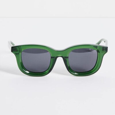 RE:UNION Label Chelsea Forest Chunky Round Sunglasses