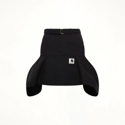 SACAI Carhartt Wip Duck Skirt in Black / 1