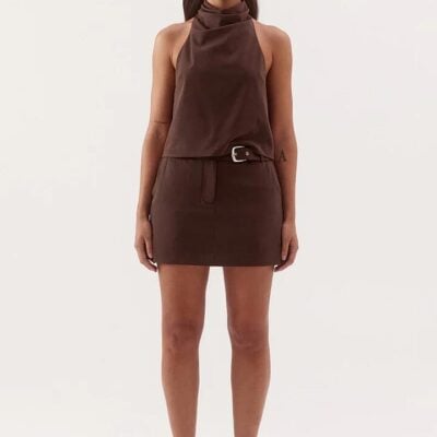 Sovere Amorey Espresso Mini Skort