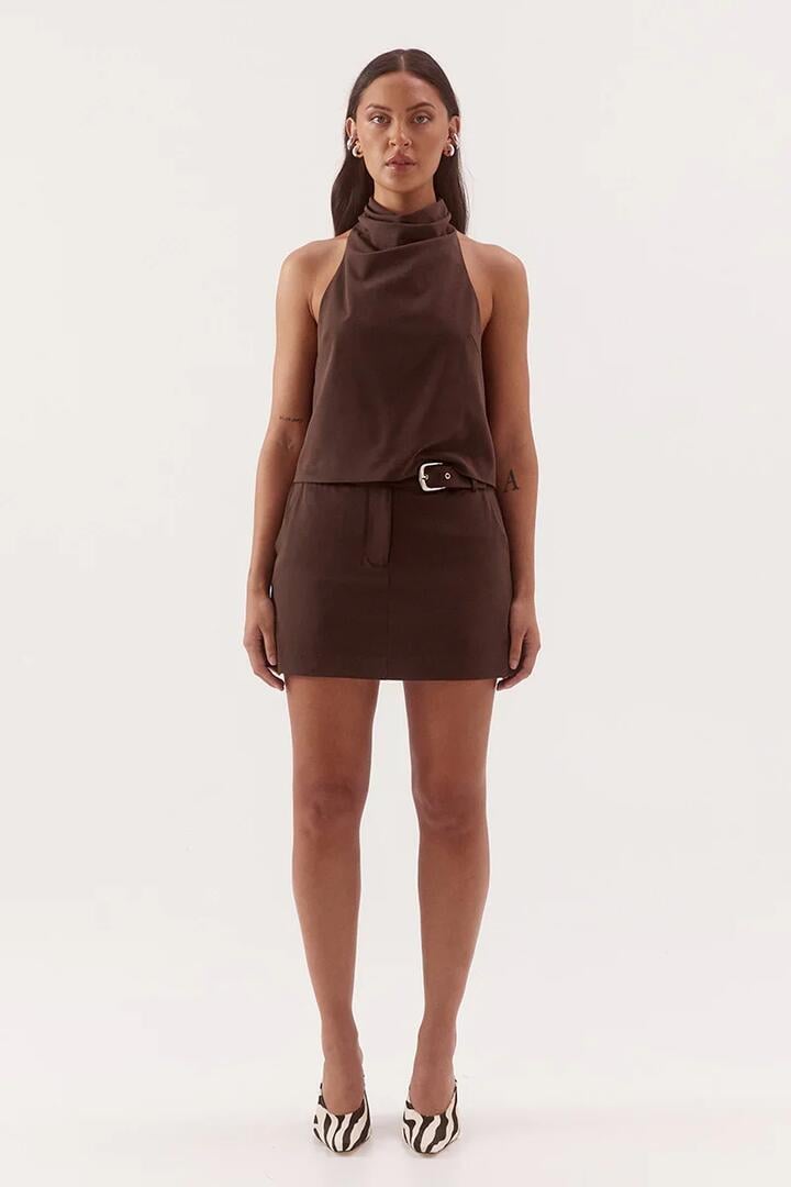 Sovere Amorey Espresso Mini Skort
