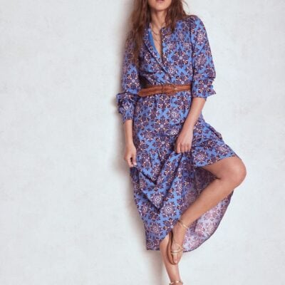 Boden Cecily Cotton Midi Dress