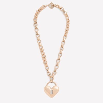 Boden Women's Chunky Love Lock Necklace