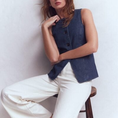 Boden Denim Waistcoat