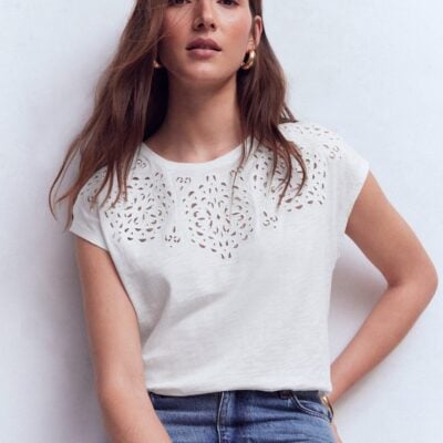 Boden Willow Broderie T-shirt