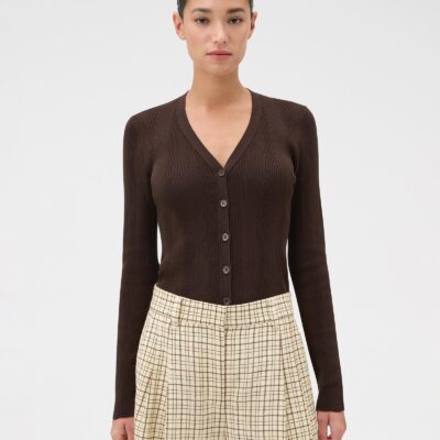 Oroton Ribbed Cardigan