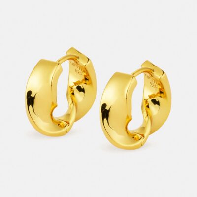 Oroton Ribbon Twist Huggies