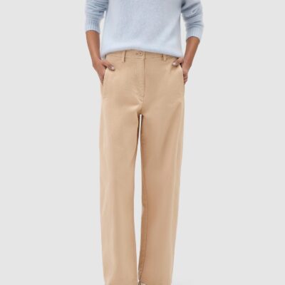 Oroton Barrel Twill Leg Pants