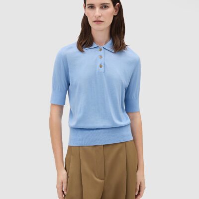 Oroton Knit Polo Top