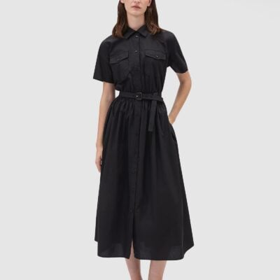 Oroton Belted Shirt Dress