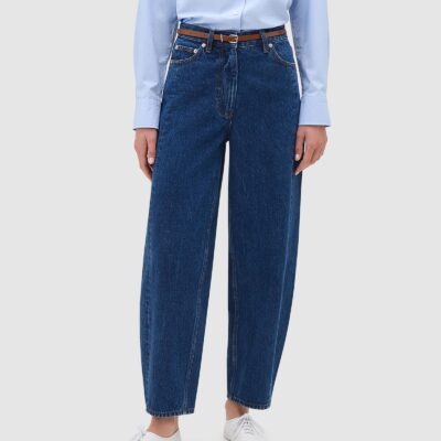 Oroton Barrel Leg Denim Jeans