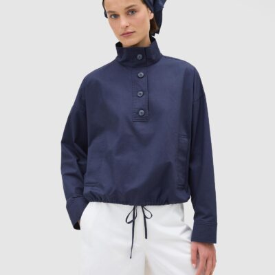 Oroton Button Detail Cagoule