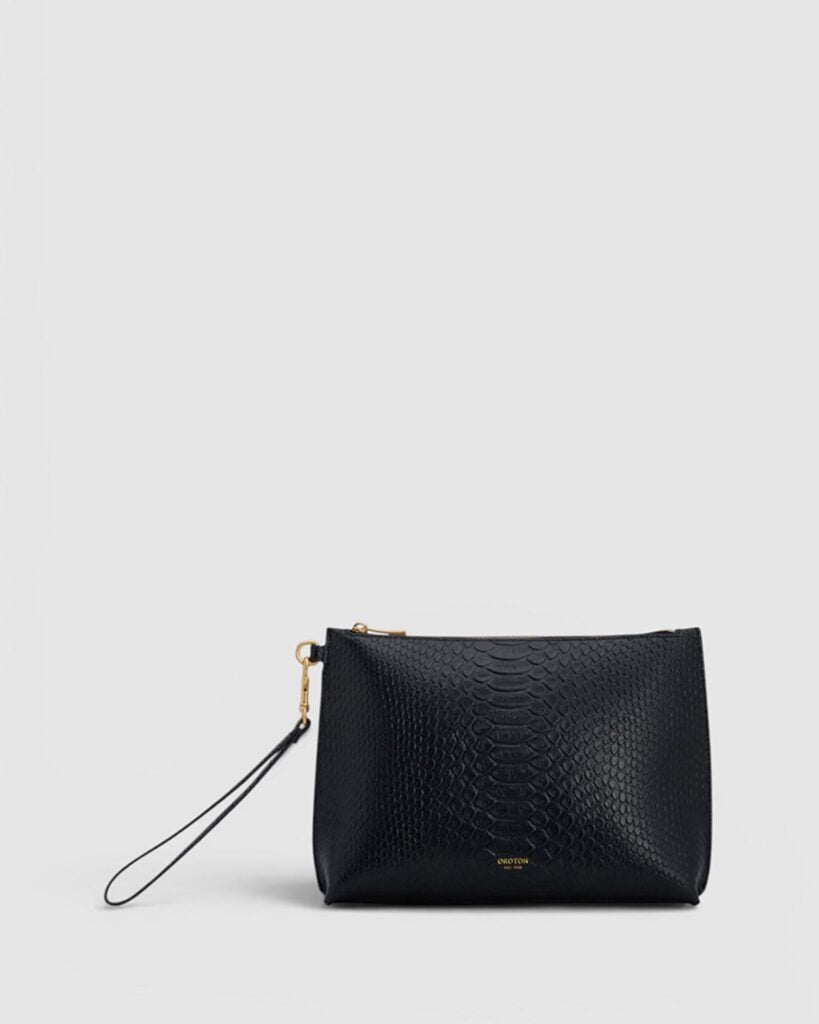 Oroton Cecile Pouch Texture