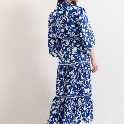 Phase Eight Coralie Blue Midi Shirt Dress